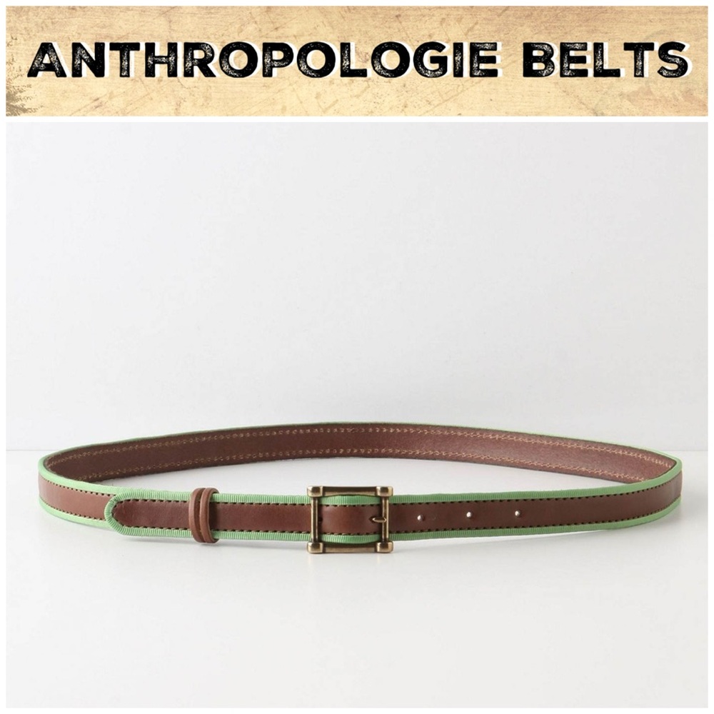 Anthro “Vivid Brink Belt” by Linea Pelle